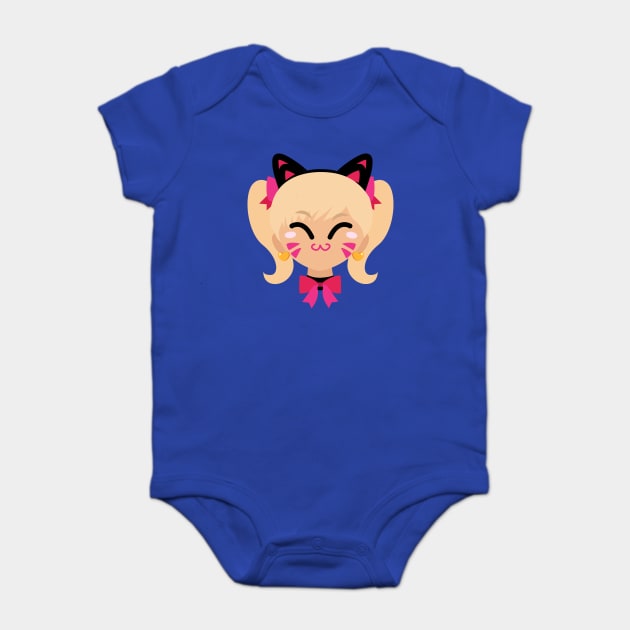 D.Va Cute Cat Skin Baby Bodysuit by Alice_Wieckowska